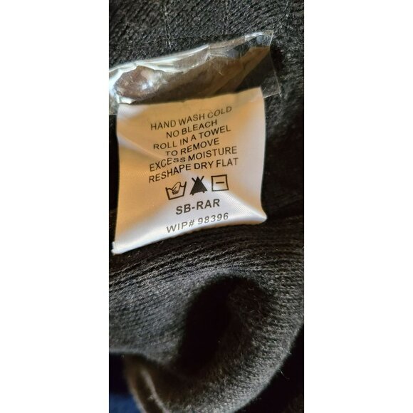 Woolrich Men's Gray Black Quarter Zip Pull Over Shirt XXL Detailed Long Sleeve - Picture 6 of 6